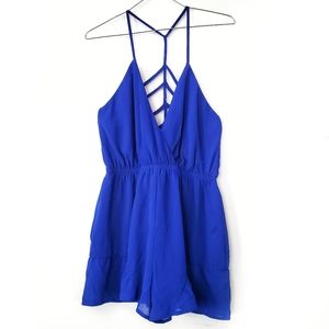 NEW misguided strappy romper